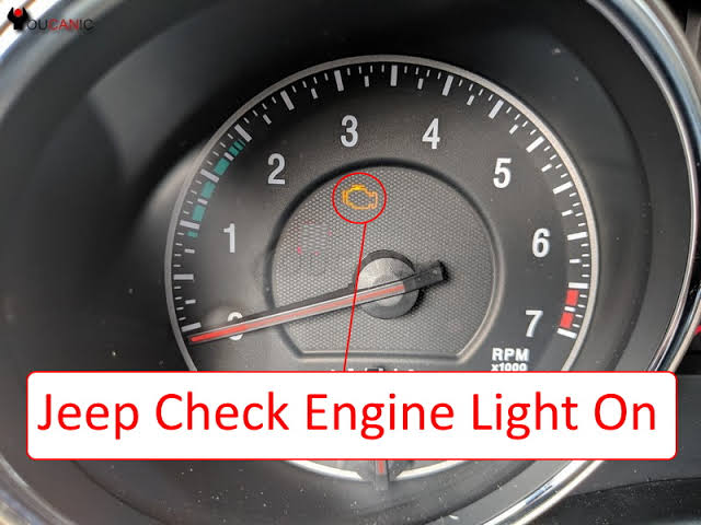 Jeep Check Engine Light dashboard