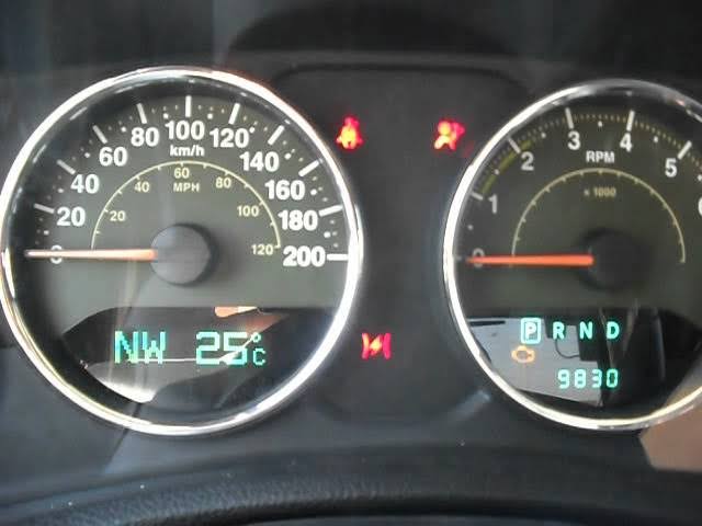 Jeep dashboard light