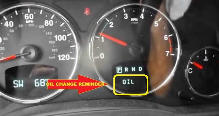 Jeep check engine light oil change
