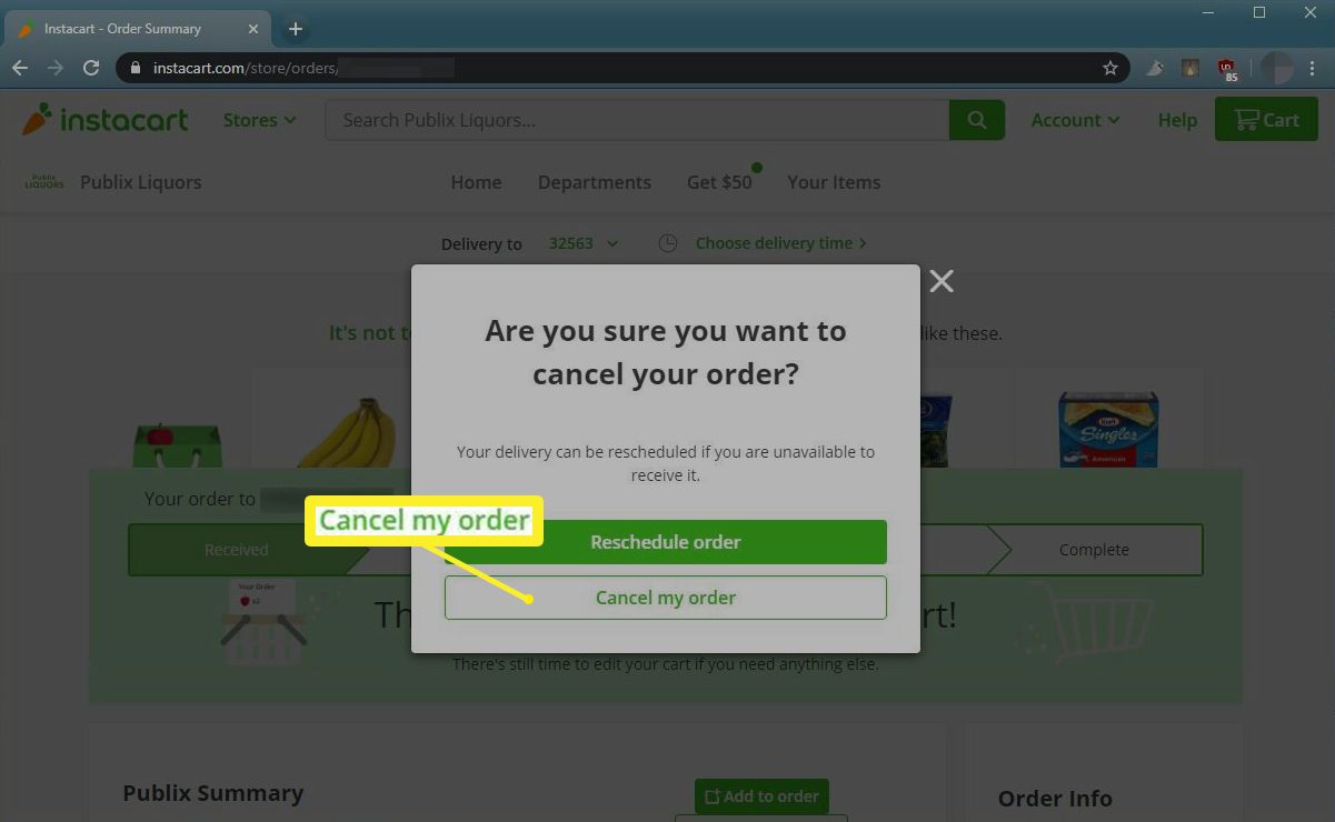 How To Cancel Instacart Order