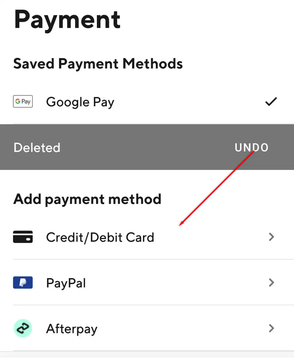 What Payment Methods Does DoorDash Accept?