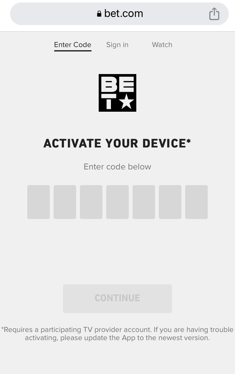 How to activate BET